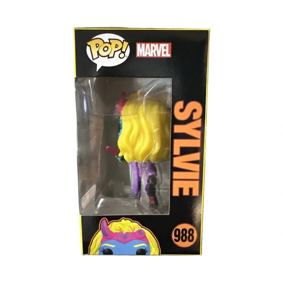 Marvel Loki Sylvie Blacklight Bobble Head Target Exclusive Funko Pop - NIB - Picture 2 of 6